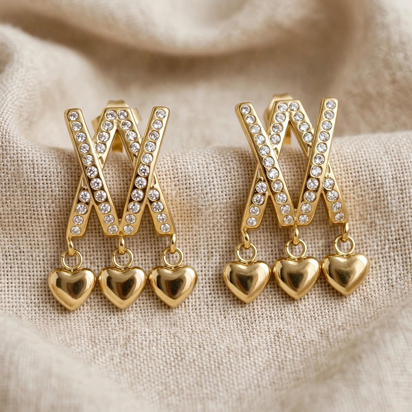 ✨ Luxury Stone Earrings | Premium 316L Stainless Steel