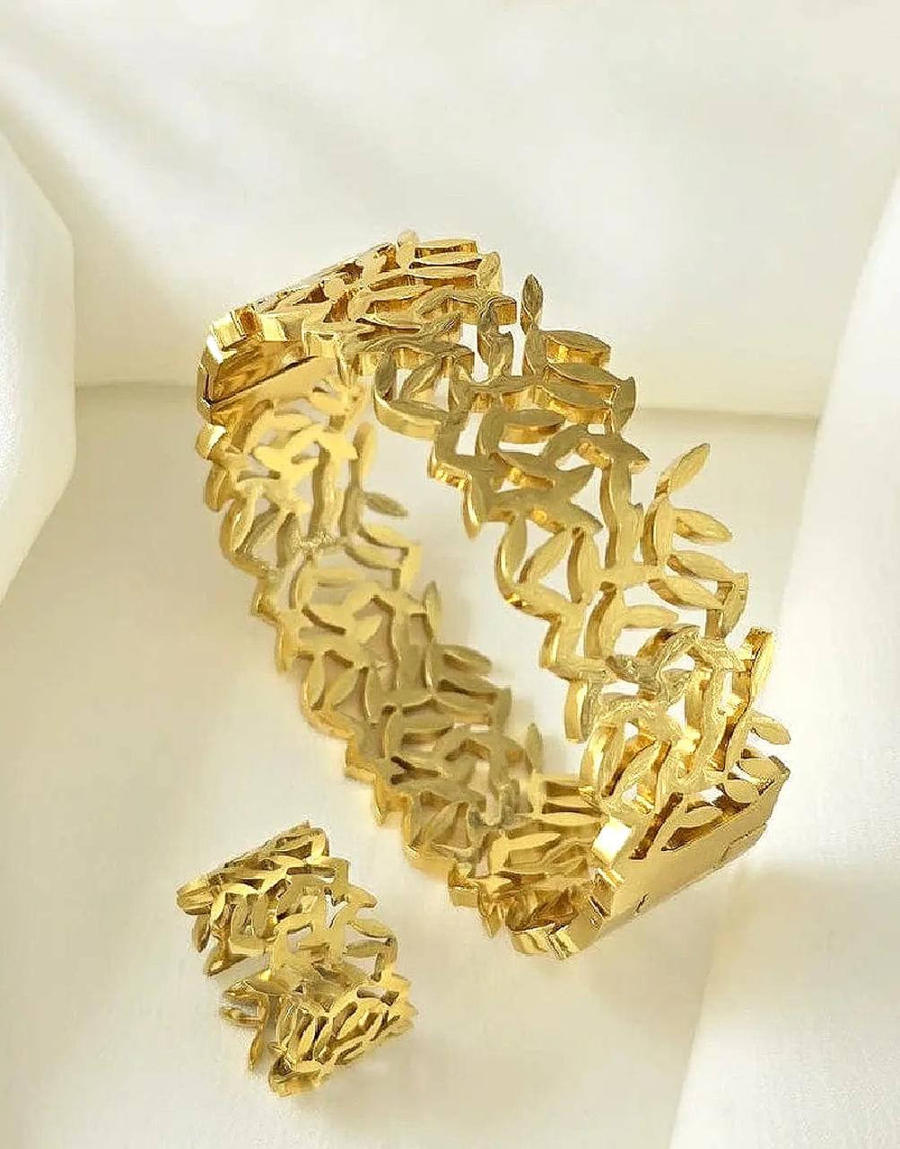⨠Premium Stainless Steel Combo Cuff Bracelet | Free Size