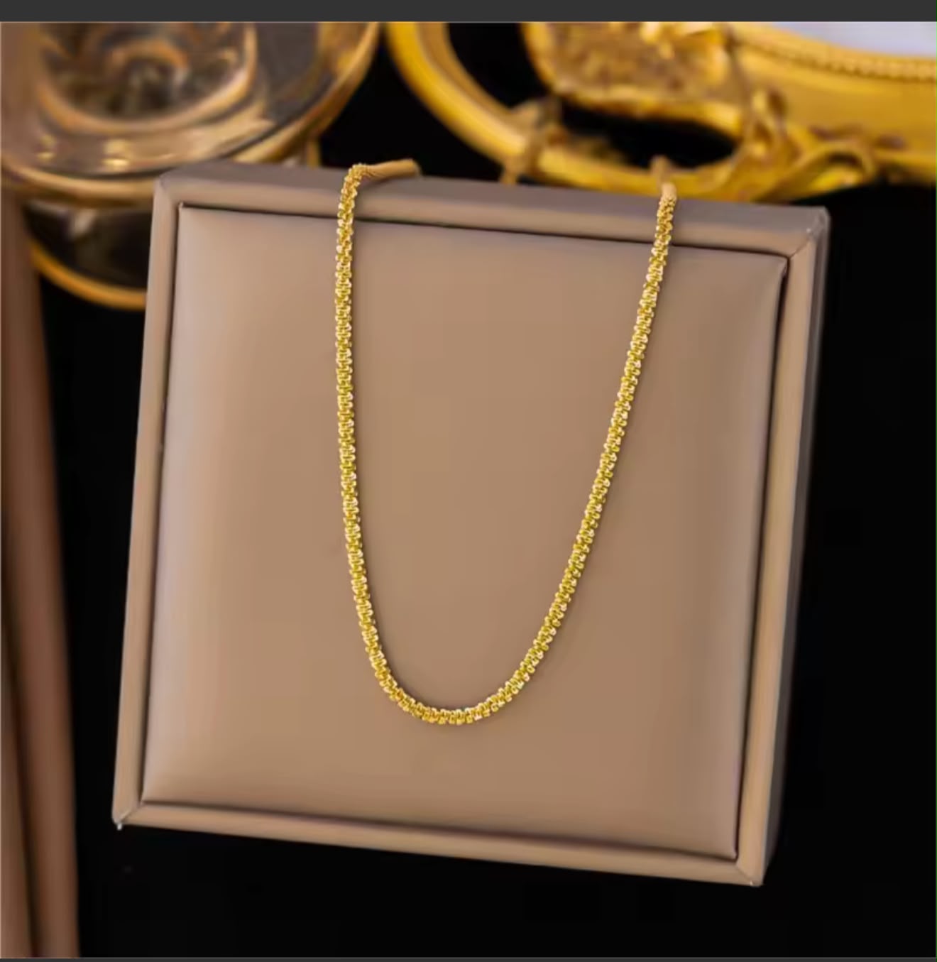 Luxury pearl necklace| waterproof anti turnish | High Quality 316L furnace | stainless steel