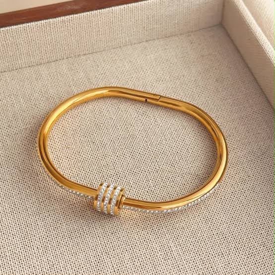 Trendy Drum Handcuff Bracelet | Premium 316L Stainless Steel