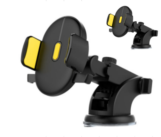 Car Phone Holder Long Rod Telescopic Dashboard Suction Cup Mount (2 Pack)